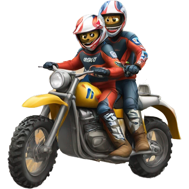 Motorcross sidecar  emoji