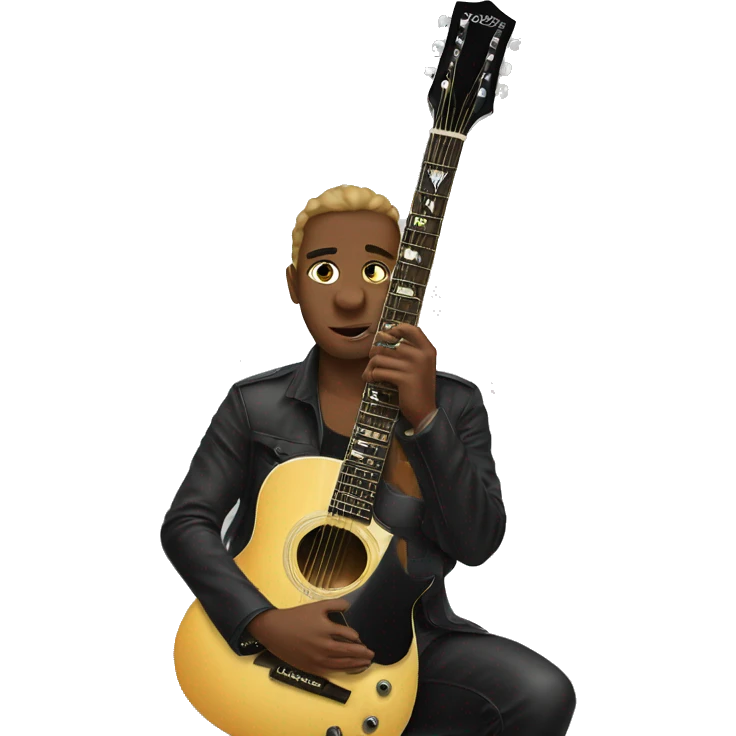 Debut album guitar emoji