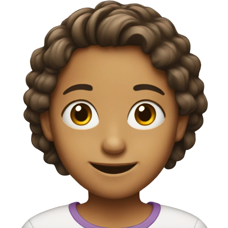 smiling girl with boy beard emoji