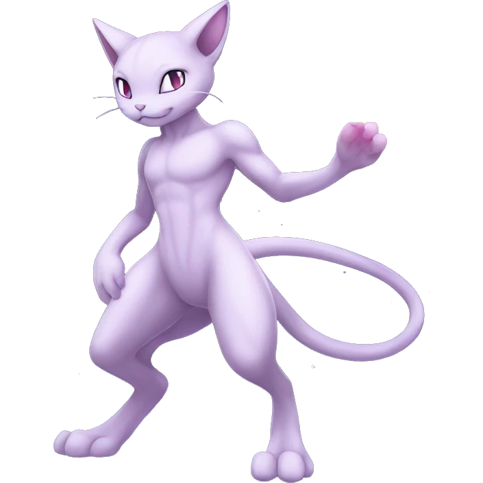 Anthro Mewtwo-Cat-Sona-Fakemon Nebula Full Body emoji