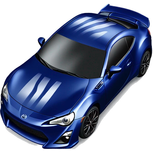   Giant dark blue rc car Scion FR-S  emoji