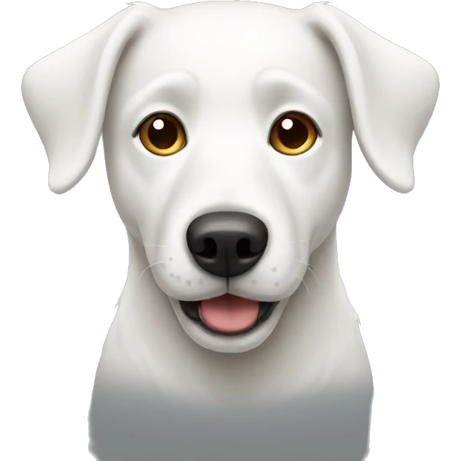 white dog  emoji