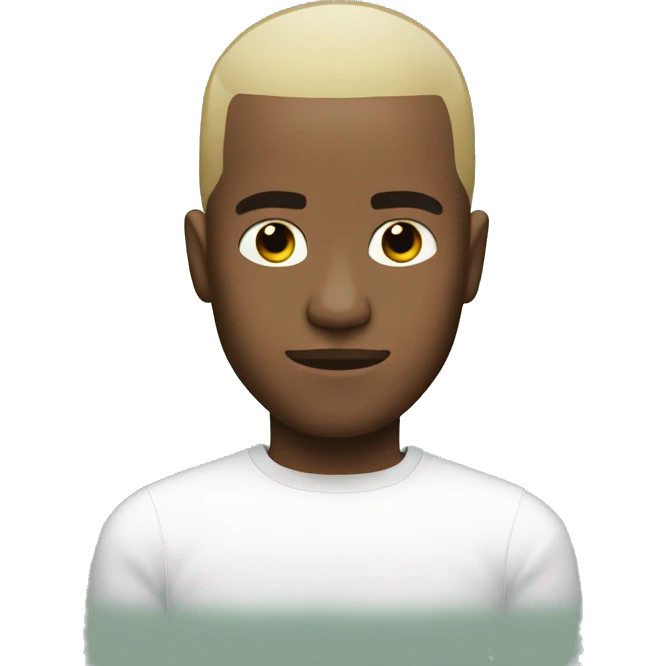 frank ocean with green buzz cut emoji