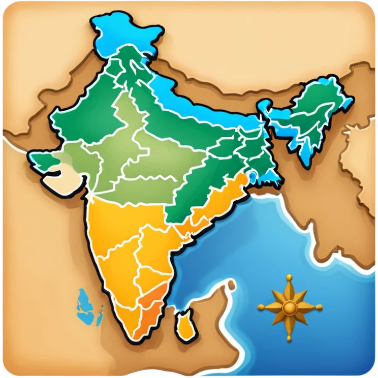 Rajasthan map emoji