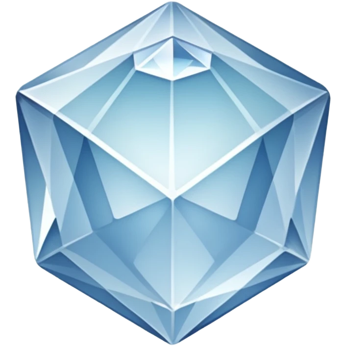 white crystal emoji