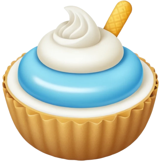 Verificacion azul de tiktok redonda medio celeste con la palomita blanca chillante emoji