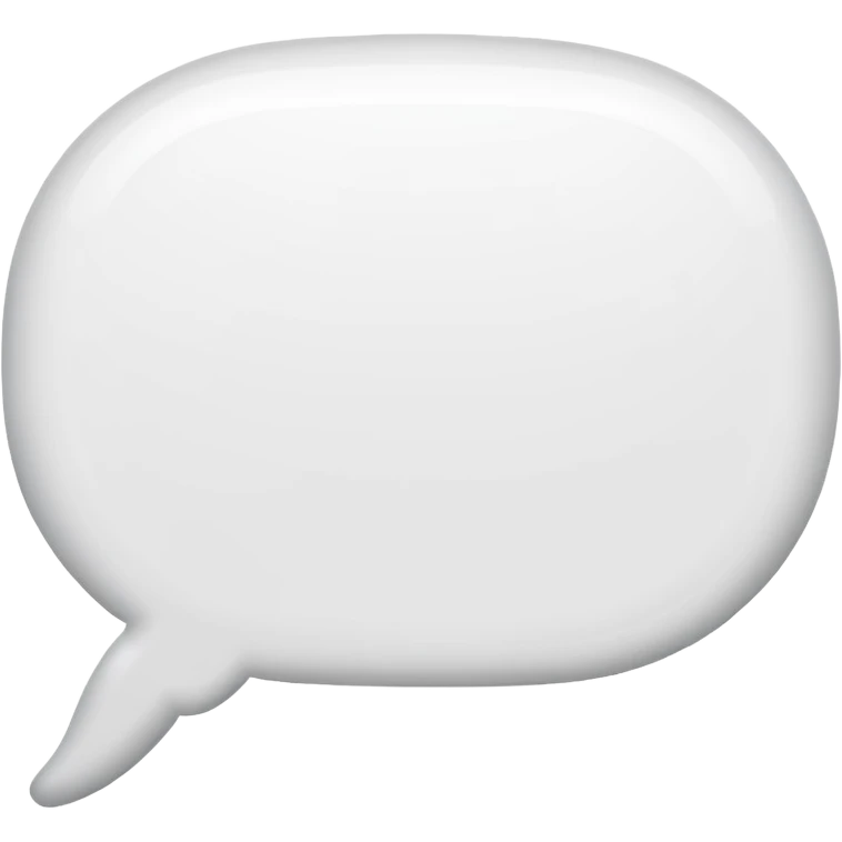 Speech bubble with ... emoji