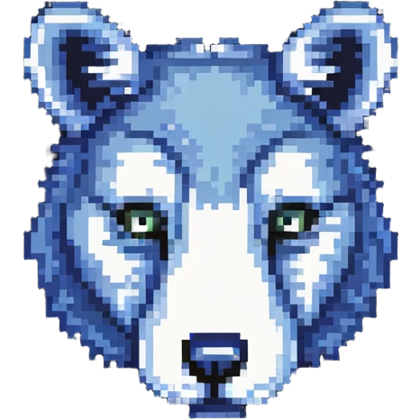 retro 1950s anthropomorphised animal head emoji
