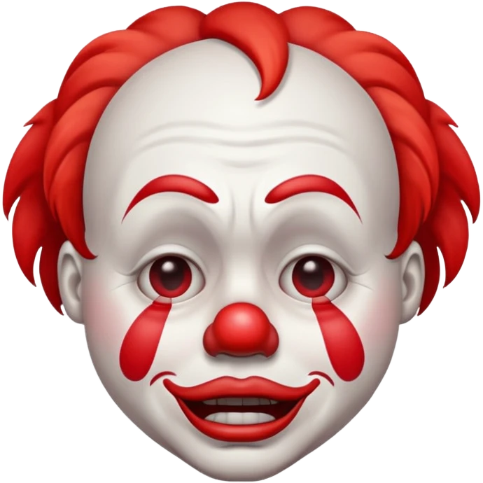 Crying clown emoji