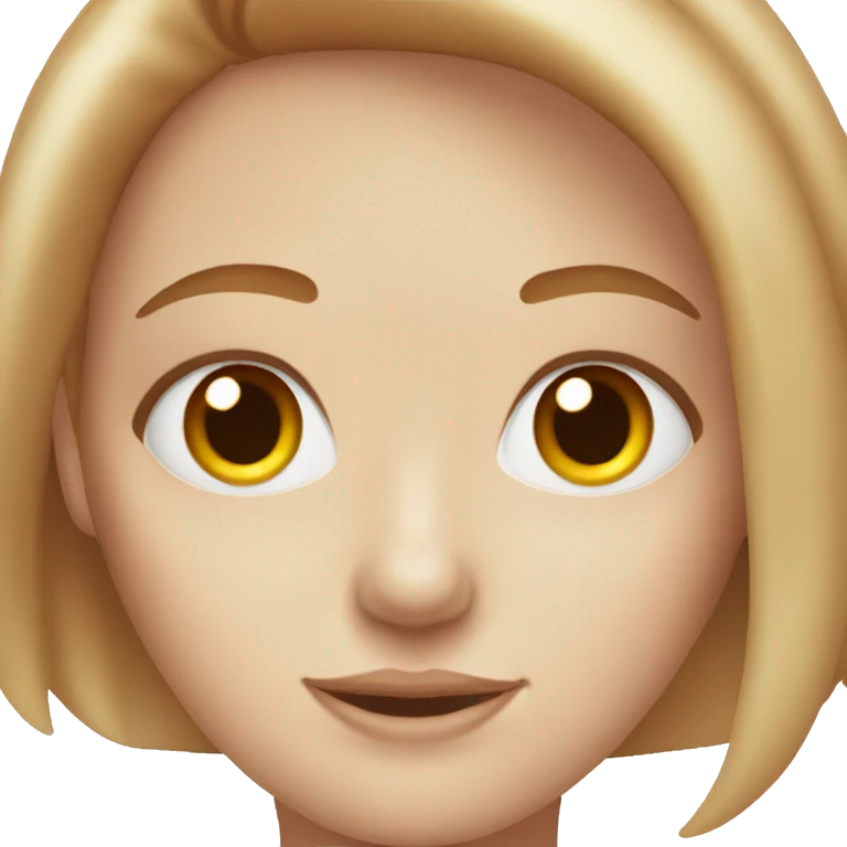 White redhead woman with hazel eyes emoji
