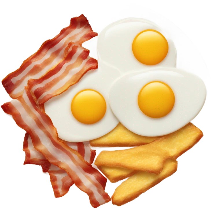 Eggs and bacon emoji
