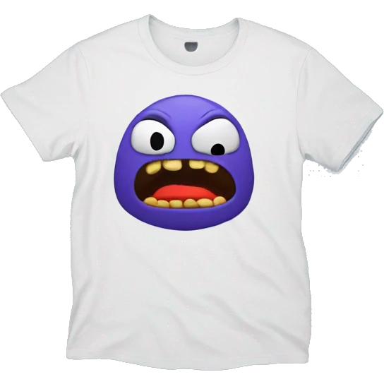 T shirt that says bizarro emoji