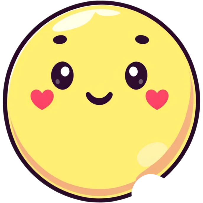 face bubbling with hearts emoji