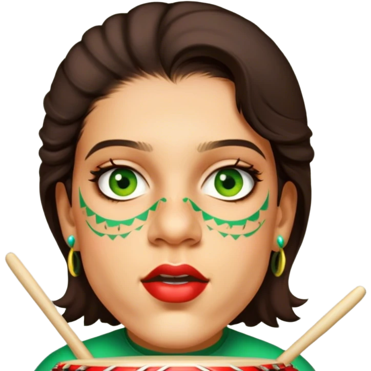Festive Drummer emoji