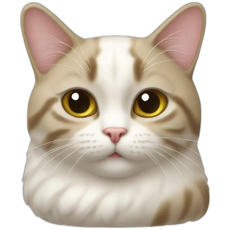 chamallow - sur - un - chat emoji