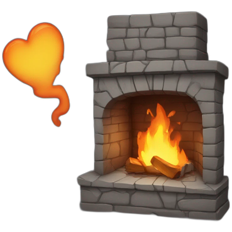 broken hearth emoji
