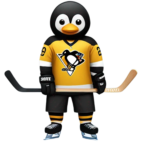 Penguins hockey emoji