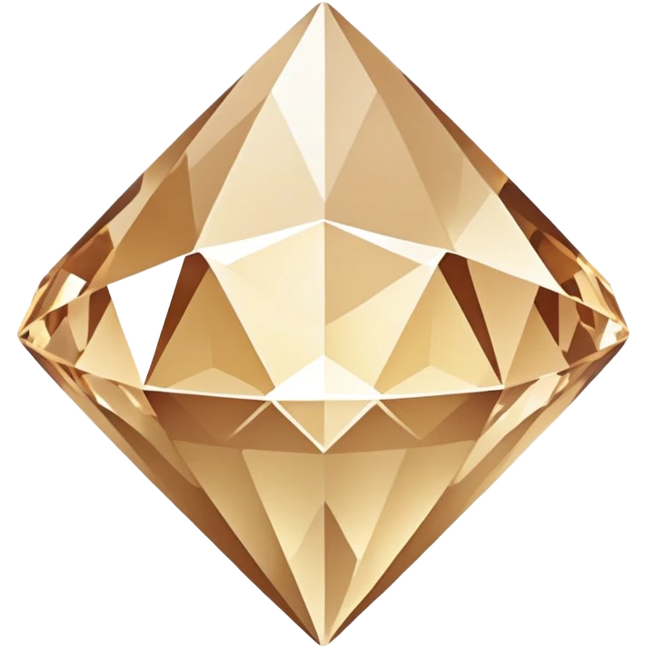 Beige aesthetic diamond  emoji