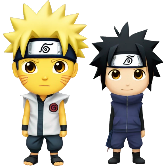 naruto and sasuke emoji