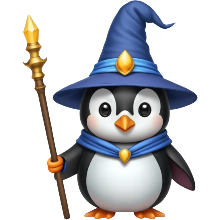 Penguin Wizard emoji
