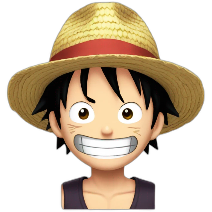Luffy from one piece emoji
