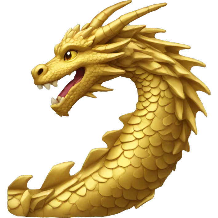 gold dragon emoji