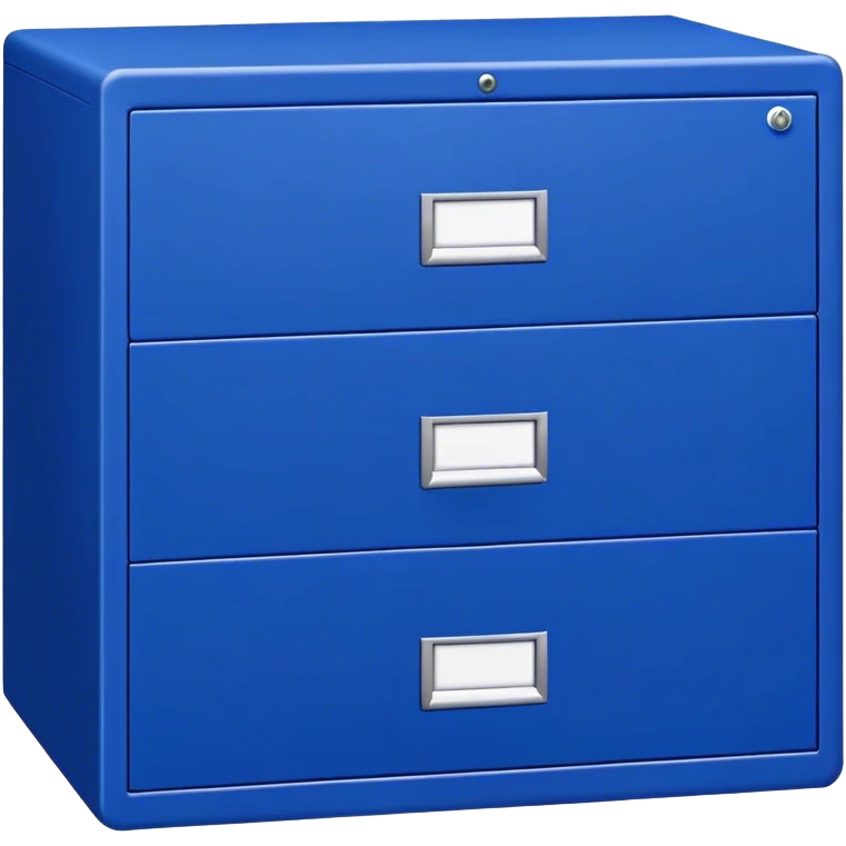 royal blue filing cabinet emoji
