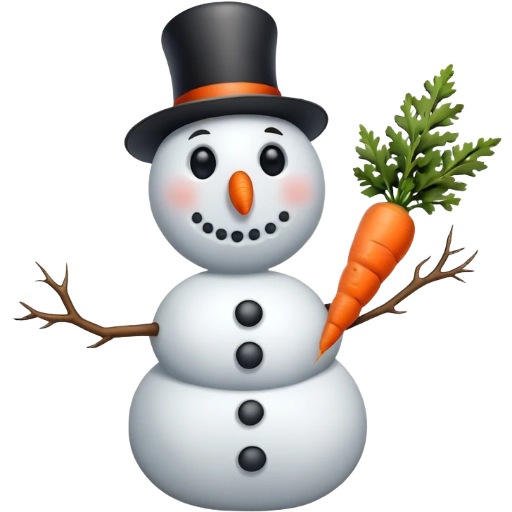 Snowman human emoji