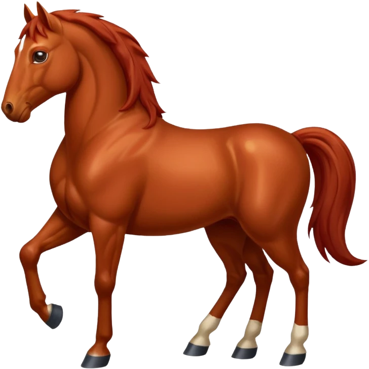 Red horse emoji