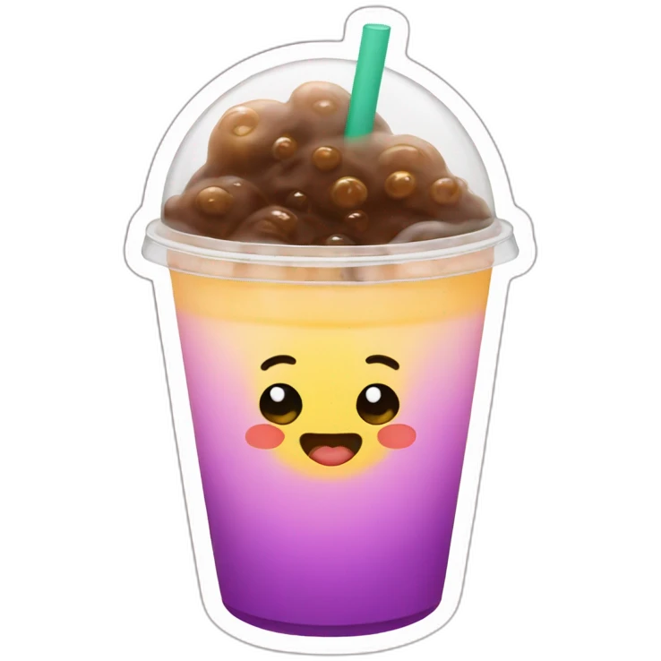 Ovni avec un bubble tea emoji