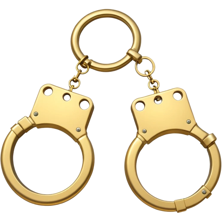 Golden hand cuffs emoji