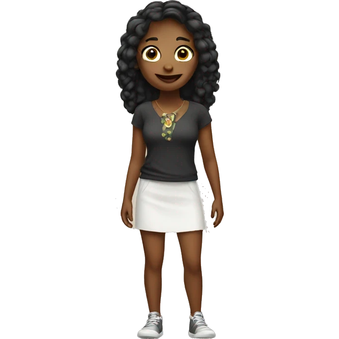 Lucky girl  emoji