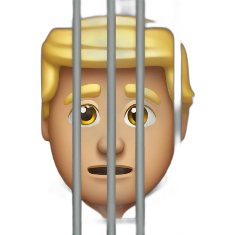 trump-in-jail-cell emoji