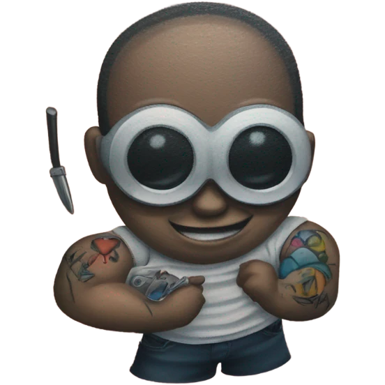 emoji de um tatuador com maquininha emoji