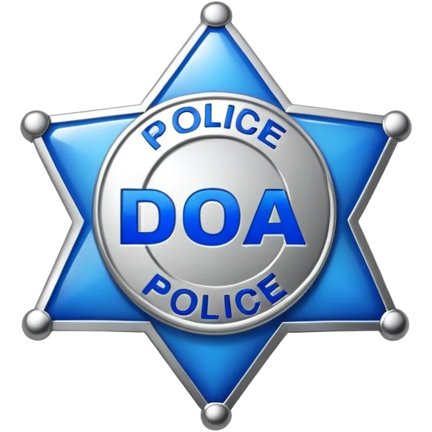 generate me an emoji saying DOA it's like the police but better emoji