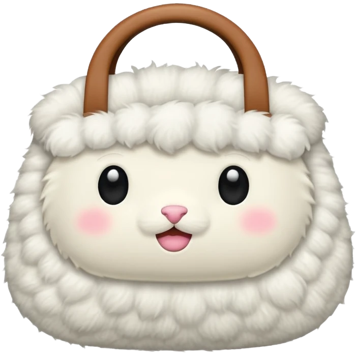 fluffy bag emoji