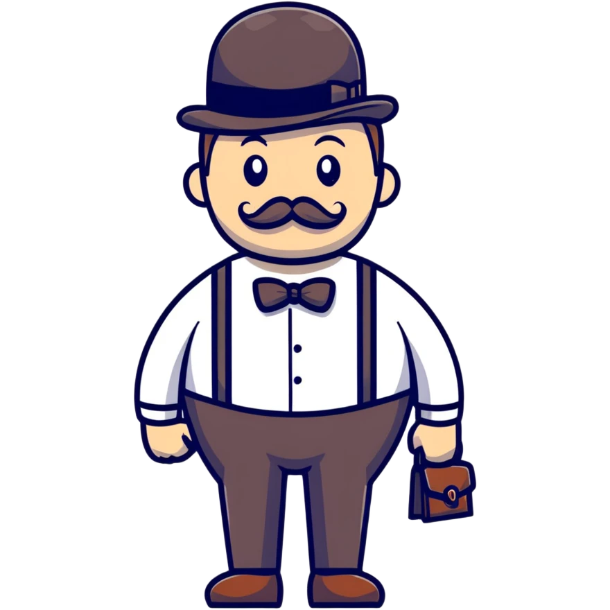A British man with a bowler hat and mustache with the text "Okay Buddy" clearly visible on the image emoji
