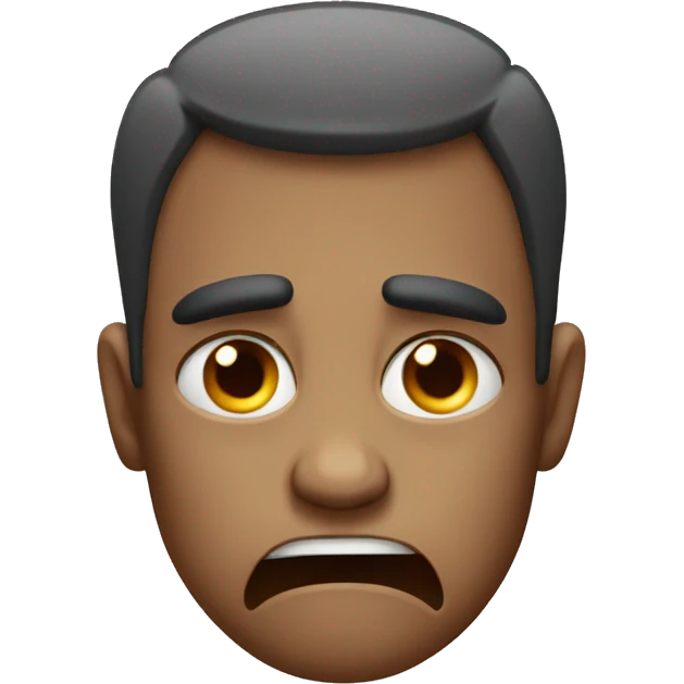Angry dad crying son emoji