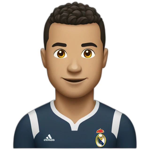 Ronaldo sur un ane emoji