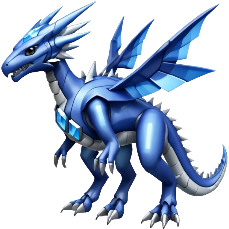 Futuristic Cool Edgy Shiny Digimon-Dialga-Palkia-hybrid full body emoji
