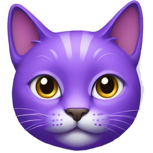 purple cat emoji