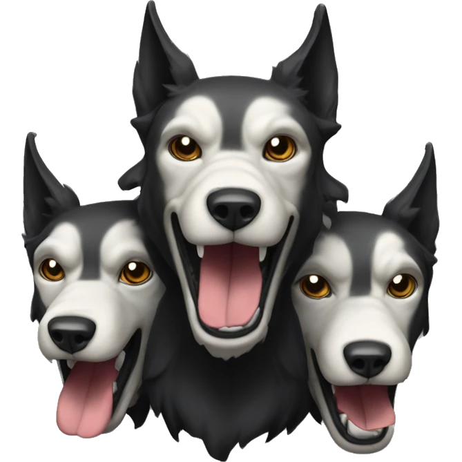 Three head Cerberus  emoji