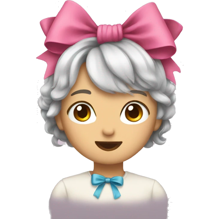  A cute bow emoji