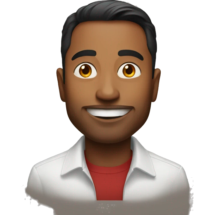 indian man with elon musk emoji