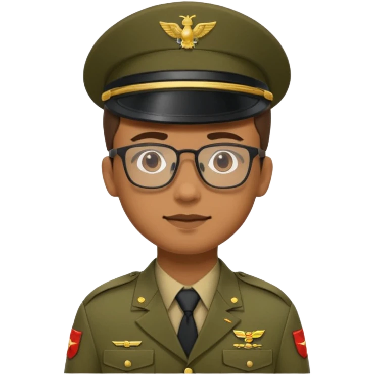 soldier with glasses emoji