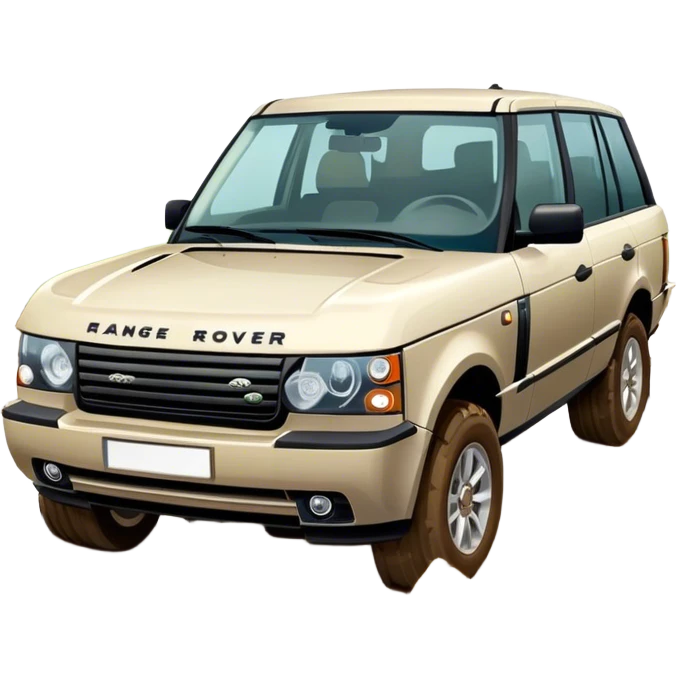 Range rover but emoji