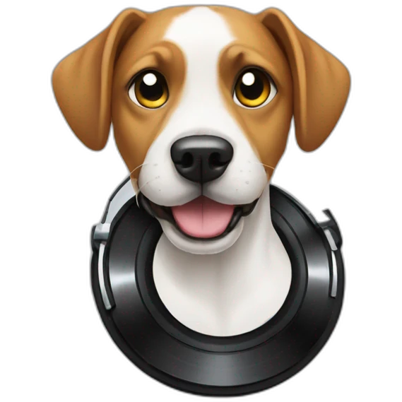 Dj dog emoji