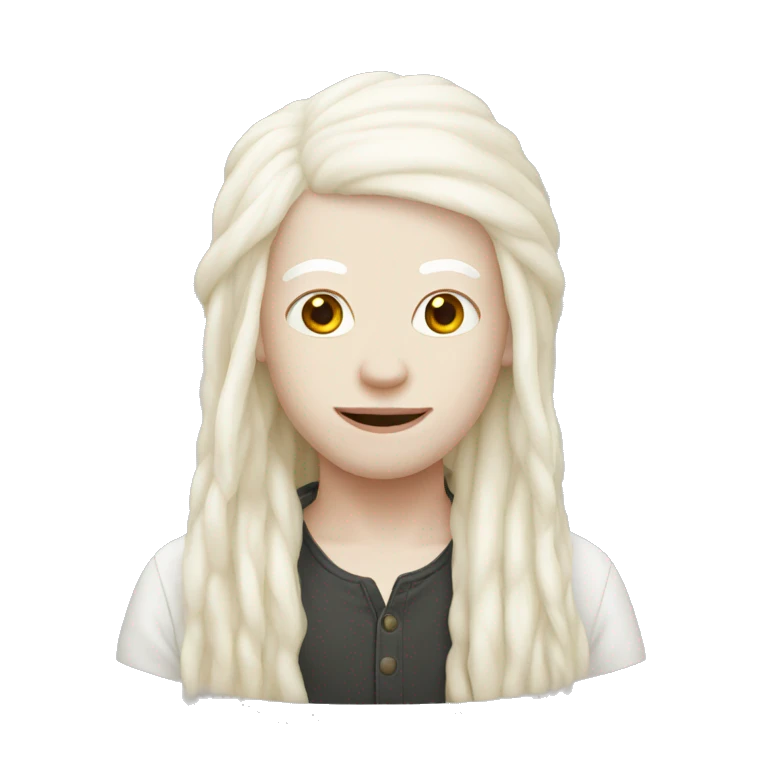 Albino emoji