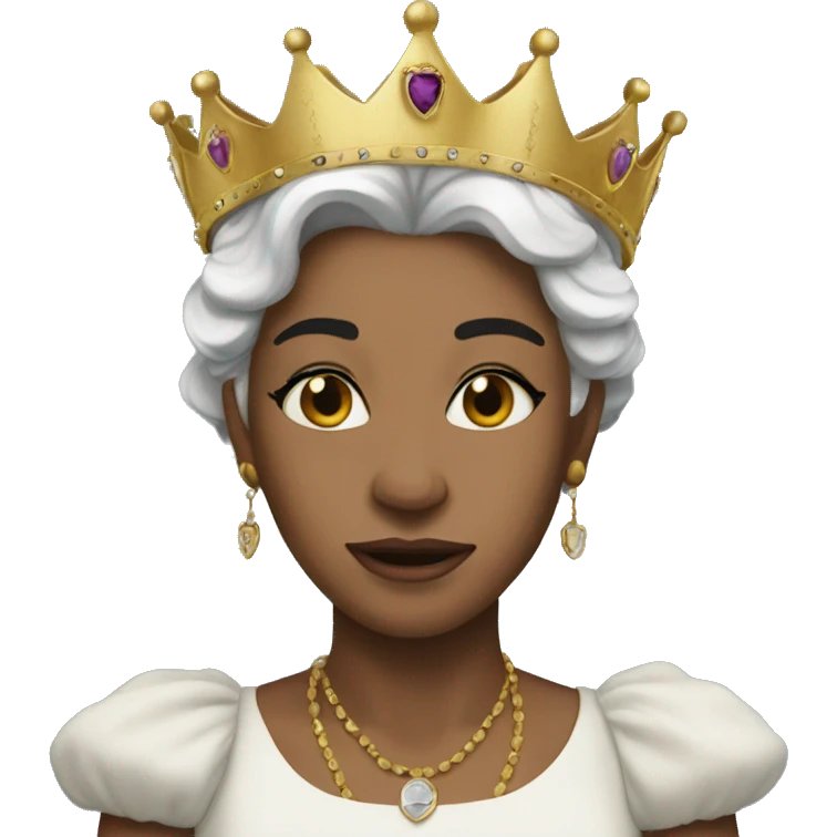 Queen never cry emoji