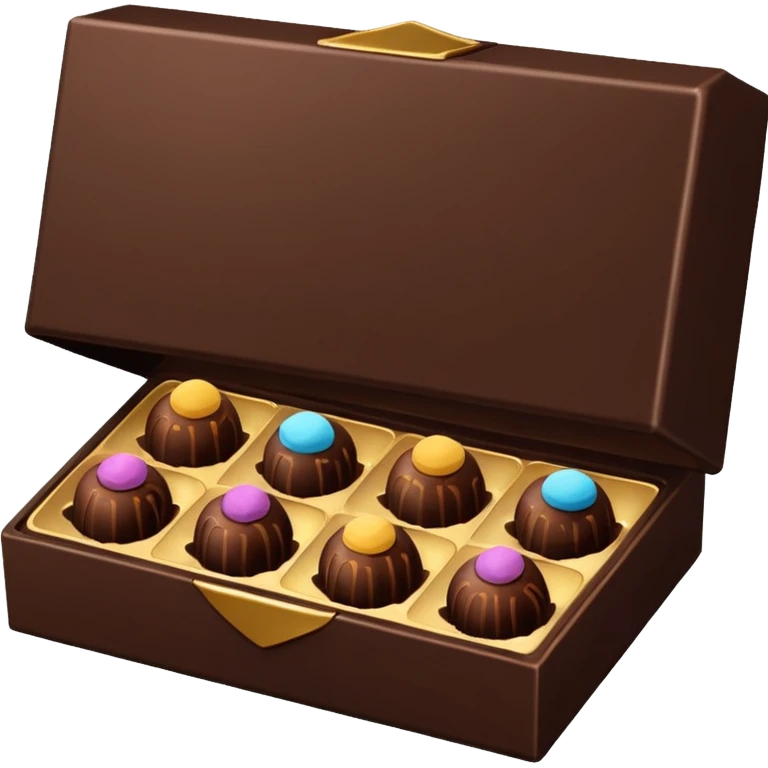 chocolate truffle box emoji